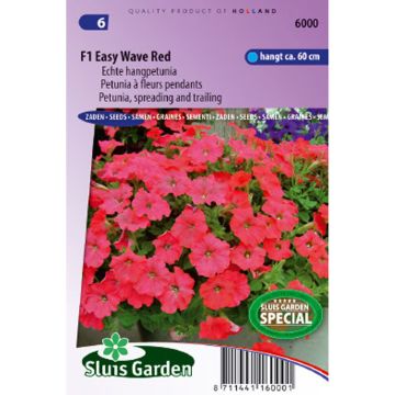 Petunia Easy Wave Red F1