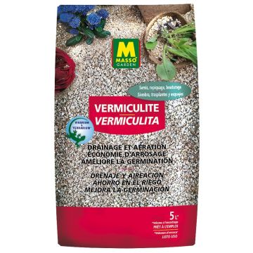 Vermiculita Masso Garden en saco de 5 litros