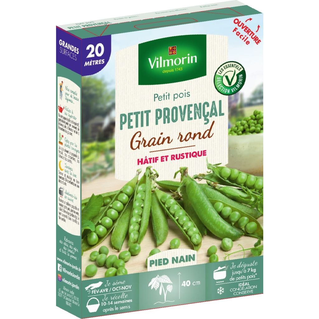 Guisantes verdes Petit Provençal - Vilmorin